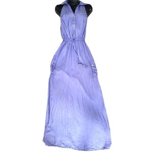 Womens  sleeveless 2 BE Be dress size S purple long dress